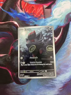 Pokemon TCG Zorua 075/064 Shrouded Fable Illustration Rare Near Mint Condition - Image 1
