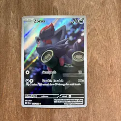 Pokemon TCG SV: Shrouded Fable ZORUA 075/064 IR Holo - Image 1