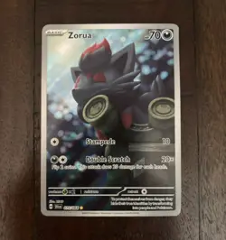 Pokemon TCG Zorua 075/064 Sv: Shrouded Fable Illustration Rare Holo 70 HP - Image 1