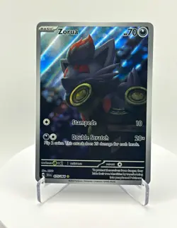Pokemon TCG Zorua 075/064 Shrouded Fable Rare Holo EN 2024 70 HP Basic - Image 1