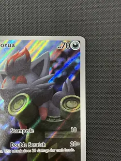 Pokemon TCG Zorua 075/064 Shrouded Fable Holo Illustration Card Near Mint - Image 3