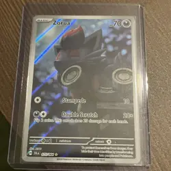 Pokemon TCG Zorua 075/064 Shrouded Fable Holo Illustration - Image 1