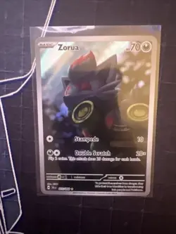 Pokemon TCG Zorua 075/064 Shrouded Fable Holo Illustration - Image 2