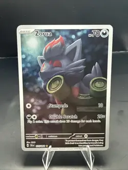 Pokemon TCG Zorua 075/064 Shrouded Fable Illustration Rare Holo - Image 2