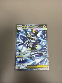 Mega Zeraora Ex 114/084 SIR Holo Pitch Black Pokemon Card - Image 1
