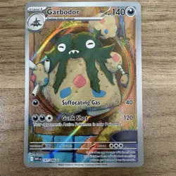 Pokemon Garbodor TCG White Flare Illustration Rare Card 141/086 SV - NM/M - Image 1