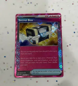 Pokemon TCG Holo Ultra Rare Secret Box Trainer Card C Mint 2024 - Image 1