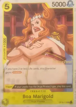Boa Marigold OP16-113 The Time of Battle Release Event Cards One Piece - Image 1