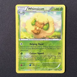 Whimsicott Reverse Holo 11/98 Emerging Powers Pokemon Card - Image 2
