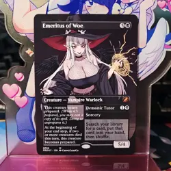 Emeritus of Woe - Anime Waifu Style Card For EDH and Playtest - Image 1