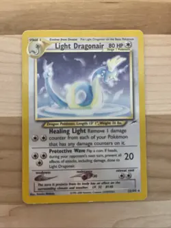 Pokemon TCG Light Dragonair Neo Destiny 22/105 Non-Holo Rare Card LP - Image 1