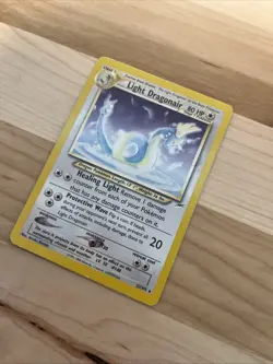 Pokemon TCG Light Dragonair Neo Destiny 22/105 Non-Holo Rare Card LP - Image 3