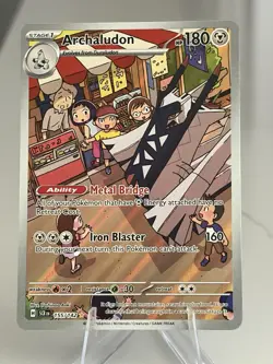 Pokemon TCG Archaludon Card 155/142 Scarlet & Violet Stellar Crown - Image 1