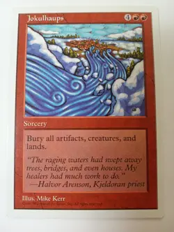 MTG Jokulhaups NM Ice Age IA 1995 Vintage Card Never Played - Image 1