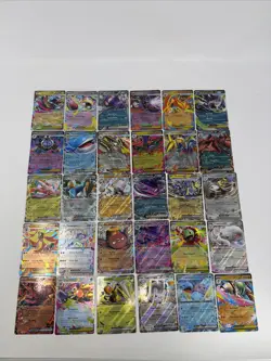 Pokemon TCG 30x Double Rare ex Card Lot RR Holo Mixed Modern NM No Duplicates - Image 1