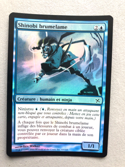Mtg Carte Magic Betrayers of Kamigawa Mistblade Shinobi French FOIL NM/LP - Image 1