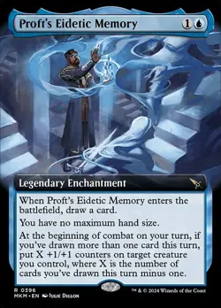 MTG PROFT's EIDETIC MEMORY 396 FOIL EXC - RICORDO EIDETICO DI PROFT - MKM X EN - Image 1