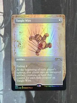 Tangle Wire [Secret Lair] NM Borderless Foil Magic: The Gathering - Image 1