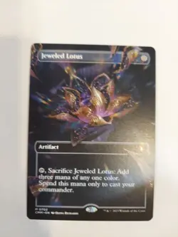 Jeweled Lotus (Borderless) #702 (NM) Commander Masters CMM Magic MTG - Image 1