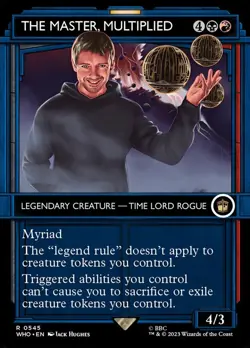 MTG The Master, Multiplied - Foil - Showcase, NM-Mint, English Universes Beyond: - Image 1