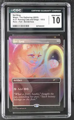 SOL RING Secret Lair Foil Rare CGC 10 MTG [Nostalgium] - Image 1