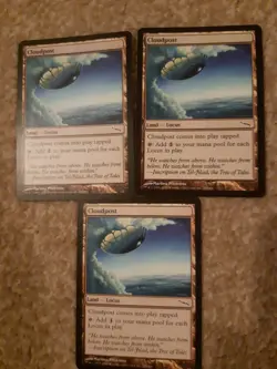 MTG 3 x Cloudpost - Mirrodin - Image 1