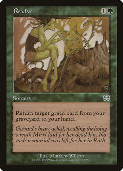 Revive Mercadian Masques Heavy Play MTG Magic DNA GAMES - Image 1