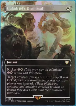Galadriel's Dismissal (Borderless 500) FOIL Lord of Rings PLD (522613) ABUGames - Image 1