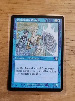 Diplomatic Escort - Mercadian Masques - MTG Magic - Uncommon - Blue Creature - Image 1