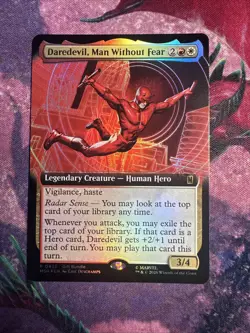 Daredevil, Man Without Fear - Extended Art Foil P 432 - MTG Marvel Super Heroes - Image 1