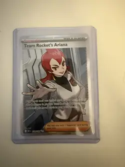 Pokemon TCG: Destined Rivals (224/182) Team Rocket's Ariana Ultra Rare (NM) - Image 1