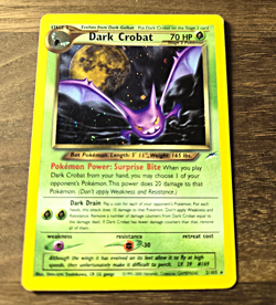Pokemon TCG Dark Crobat 2/105 Neo Destiny Holo Rare Unlimited Stage 2 70 HP EN - Image 1