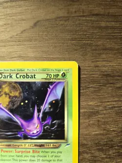 Pokemon TCG Dark Crobat 2/105 Neo Destiny Holo Rare Unlimited Stage 2 70 HP EN - Image 3