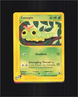 Caterpie 96/165 Common Expedition Base Set Pokemon Near Mint - Image 1
