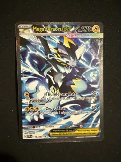 Pitch Black Pokemon TCG ME05 Mega Zeraora EX 114/084 SIR English *IN HAND* - Image 1