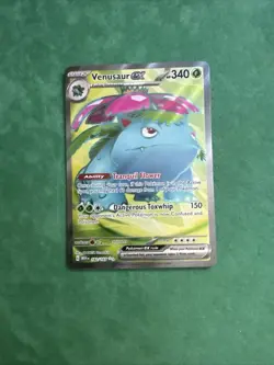 Pokemon TCG Venusaur EX Full Art Rare Card 182/165 Scarlet & Violet 151 - Image 1