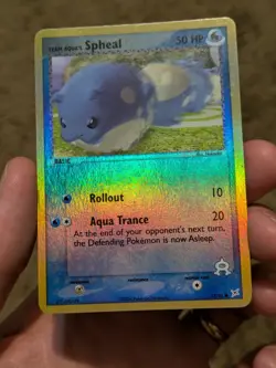 Team Aqua's Spheal 57/95 EX Team Magma vs Aqua Pokemon Card Reverse Holo Rare LP - Image 2