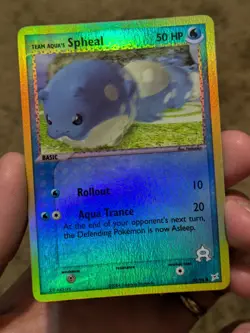 Team Aqua's Spheal 57/95 EX Team Magma vs Aqua Pokemon Card Reverse Holo Rare LP - Image 4