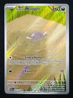 Paldean Wooper 221/193 Pokemon Paldea Evolved Illustration Rare Holo - Image 1