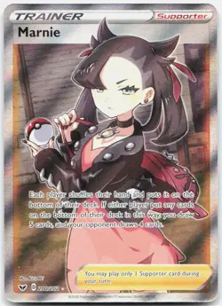 Marnie 200/202 Near Mint Sword & Shield Ultra Rare Holo Pokemon - Image 1