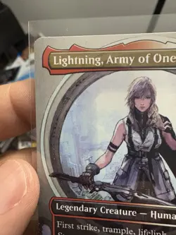 Lightning, Army of One (Borderless Regular NON FOIL) Final Fantasy - Image 2
