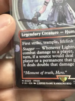 Lightning, Army of One (Borderless Regular NON FOIL) Final Fantasy - Image 5
