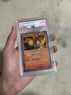 Pokemon TCG Ho-Oh #010 GAMESTOP EXCLUSIVE PSA 10 GEM MT CRI POP 4🔥 - Image 1