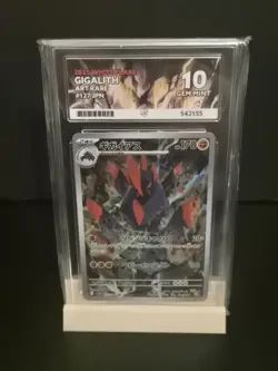 ACE 10 Gigalith 127/086 AR sv11w White Flare Pokemon Japanese perfect subgrades - Image 1