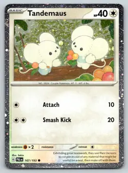 TANDEMAUS (COSMOS FOIL) 167/193 HOLO POKEMON MP SEKIO - Image 1