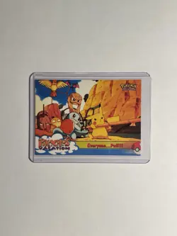Pokemon Topps - Pikachu’s Vacation / Everyone…Pull!!! (#52) - Non-Holo Rare - NM - Image 3