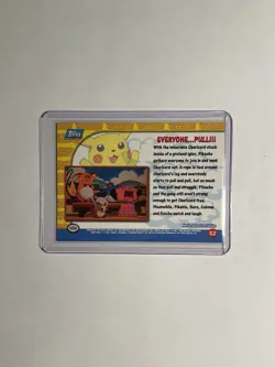 Pokemon Topps - Pikachu’s Vacation / Everyone…Pull!!! (#52) - Non-Holo Rare - NM - Image 4