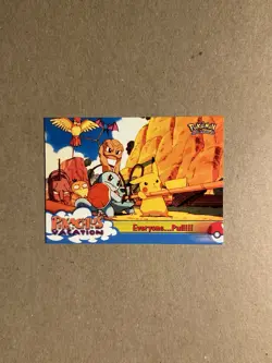 Pokemon Topps - Pikachu’s Vacation / Everyone…Pull!!! (#52) - Non-Holo Rare - NM - Image 5