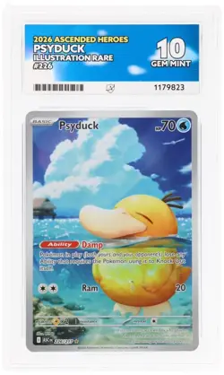 Pokemon TCG - Psyduck 226/217 Ace 10 - Ascended Heroes Perfect Subgrades - Image 1
