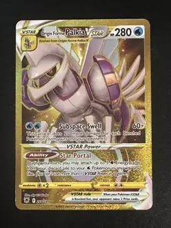 Origin Forme Palkia VSTAR 208/189 Pokemon Astral Radiance Gold Secret Rare NM - Image 1